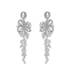 New product on the market! Super value five-pointed star bread earrings, a two-in-one design of ear thread and stud, fashionable and practical. Free gifts are waiting for you to claim! Versatile and elegant fringed bride earrings, long style Item Picture